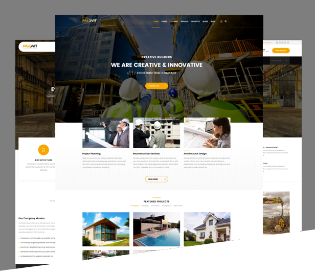 Palovit - WordPress Construction, Building Business, Construction Corporate